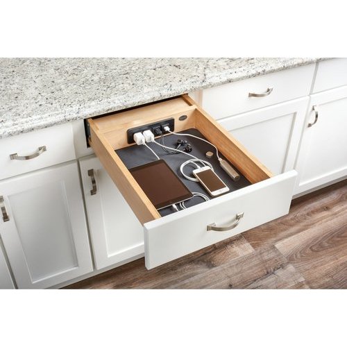 Rev A Shelf 16 5 Inch Charging Drawer With Blum Drawer Slides