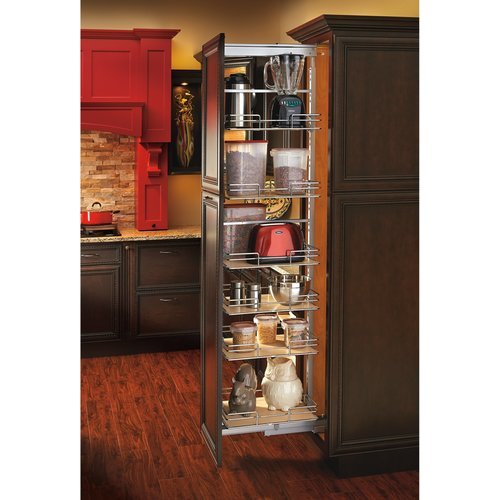 9 Sc Extra Tall Pullout Maple Pantry 5273 09 Mp Cabinetparts Com