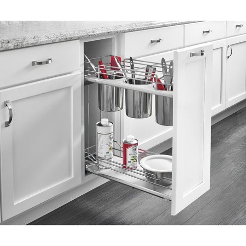 Rev A Shelf 8 75 Inch Two Tier Utility Organizer With Blum Soft